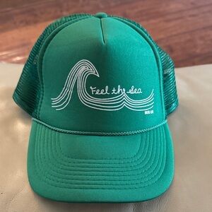 Feel the Sea Green Trucker Hat